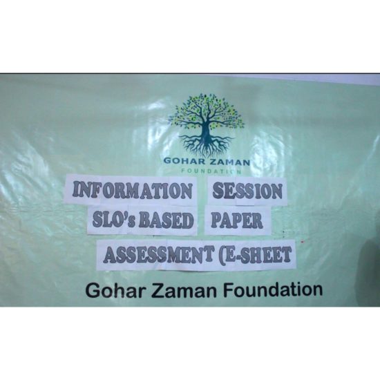 Awareness session by GZF regarding SLO's based assessment-Feature Image