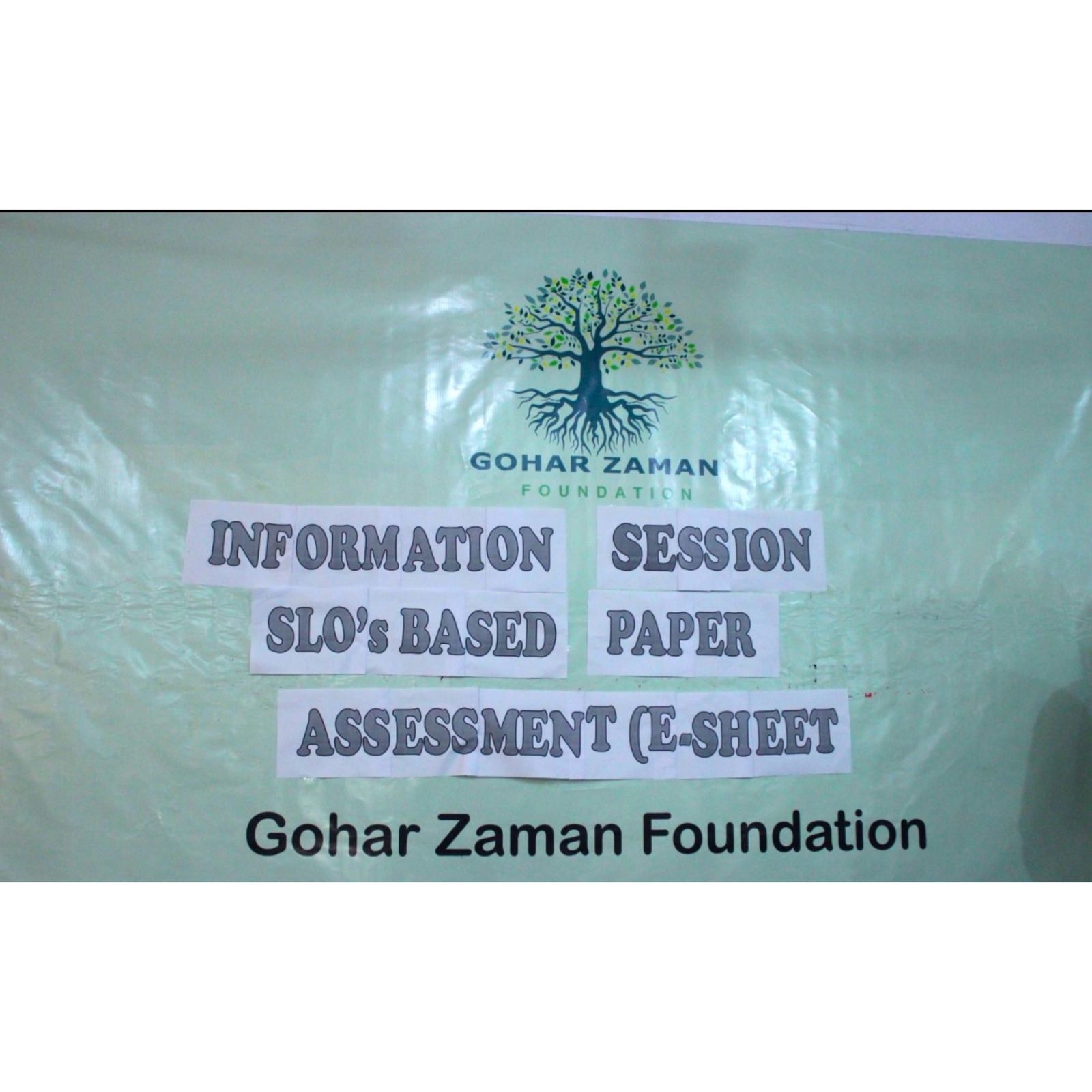 Awareness Session by GZF with the Students about SLO based Paper, Assessment, E-sheet and E-Marking