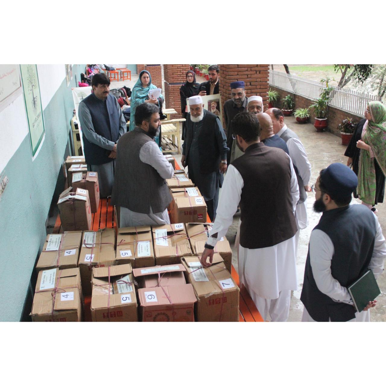 Books Donation to Shaheed Haroon Academy Peshawar